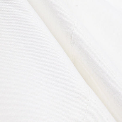 SUMMER SALE｜YCHAI “ROBUSTO” ストレッチコットン ノータックチノパンツ / SKINNY FIT ホワイト(BIANCO) 31 | GUARDAROBA MILANO OFFICIAL STORE