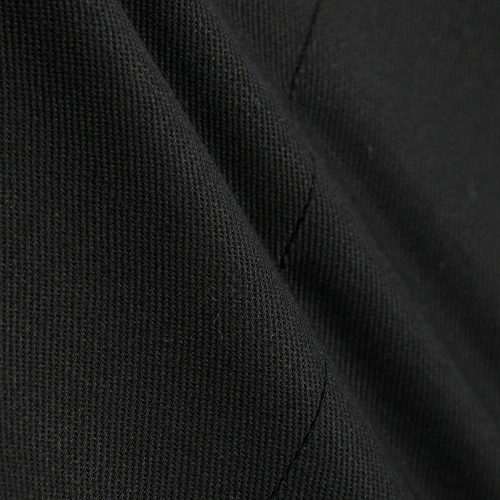 SUMMER SALE｜YCHAI “ROBUSTO” リネン混コットン ノータックパンツ / TAPERED FIT ブラック(NERO) 33 | GUARDAROBA MILANO OFFICIAL STORE