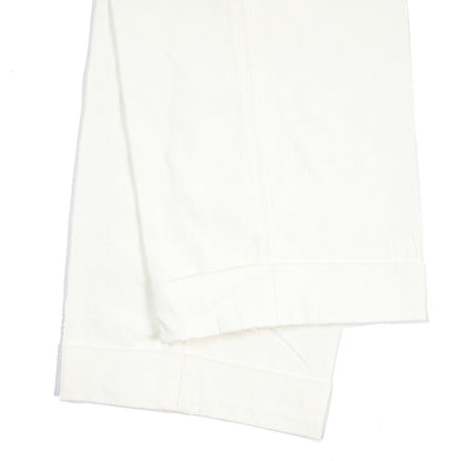 SUMMER SALE｜YCHAI “ROBUSTO” リネン混コットン ツータックパンツ / TAPERED FIT ホワイト(BIANCO) 30 | GUARDAROBA MILANO OFFICIAL STORE