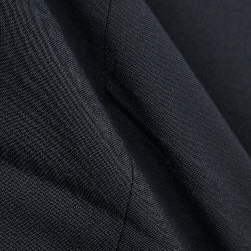 SUMMER SALE｜YCHAI “ROBUSTO” リネン混コットン ノータックパンツ / TAPERED FIT ネイビー(BLU) 33 | GUARDAROBA MILANO OFFICIAL STORE