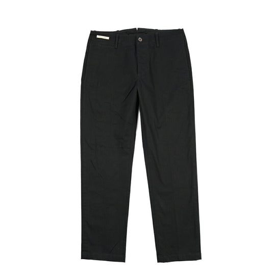 SUMMER SALE｜YCHAI “ROBUSTO” ストレッチコットン ノータックテーパードパンツ / TAPERED FIT ブラック(NERO) 31 | GUARDAROBA MILANO OFFICIAL STORE