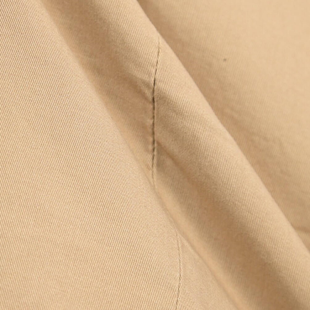 SUMMER SALE｜YCHAI ストレッチコットン ノータックチノパンツ / SKINNY FIT ベージュ（NOCCIOLA） 30 | GUARDAROBA MILANO OFFICIAL STORE