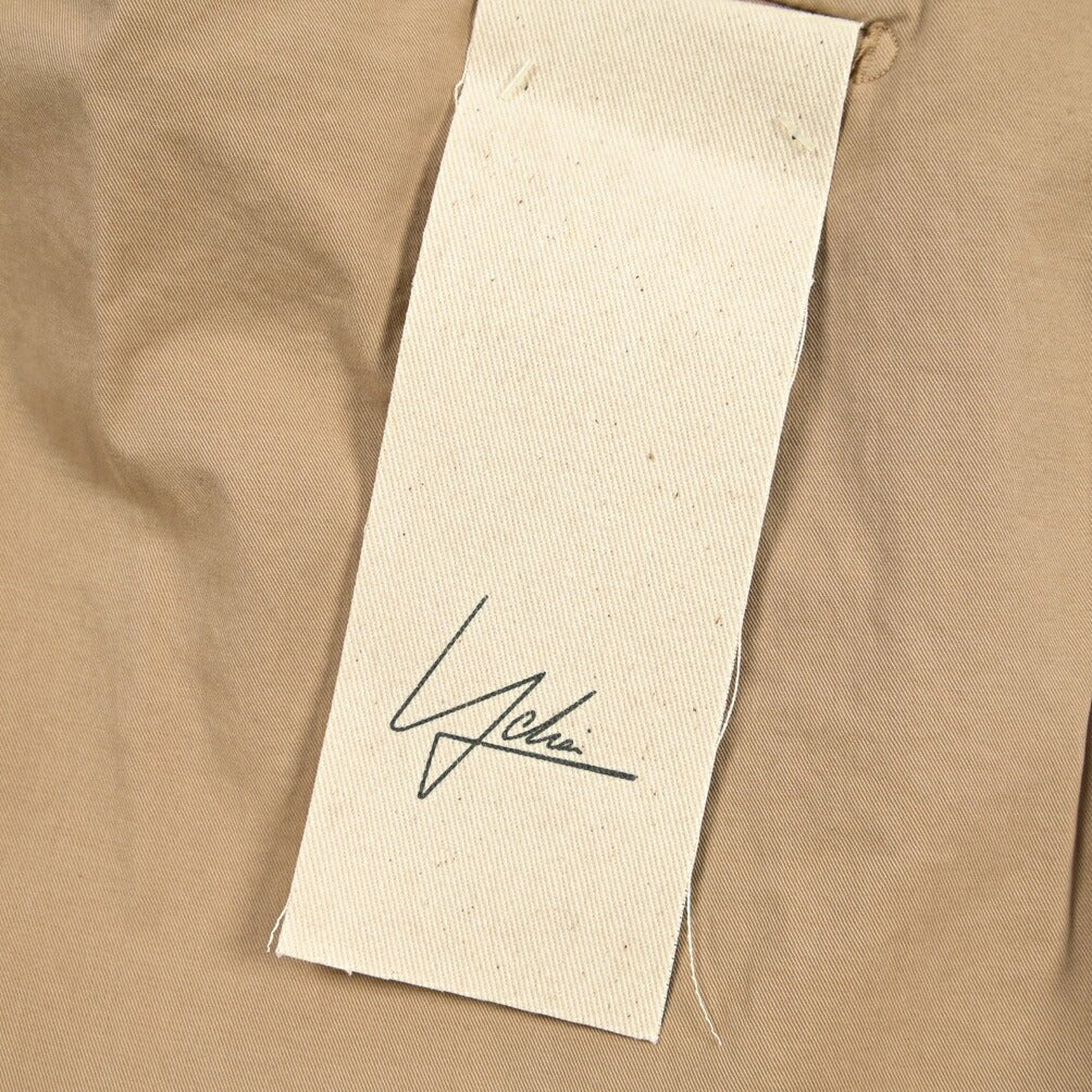 SUMMER SALE｜YCHAI ストレッチコットン ノータックチノパンツ / SKINNY FIT ベージュ（NOCCIOLA） 30 | GUARDAROBA MILANO OFFICIAL STORE