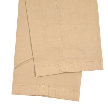SUMMER SALE｜YCHAI ストレッチコットン ノータックチノパンツ / SKINNY FIT ベージュ（NOCCIOLA） 30 | GUARDAROBA MILANO OFFICIAL STORE