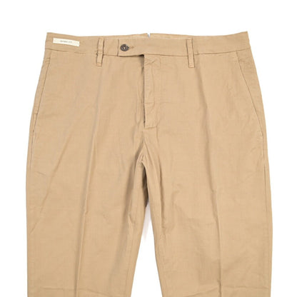 SUMMER SALE｜YCHAI ストレッチコットン ノータックチノパンツ / SKINNY FIT ベージュ（NOCCIOLA） 30 | GUARDAROBA MILANO OFFICIAL STORE