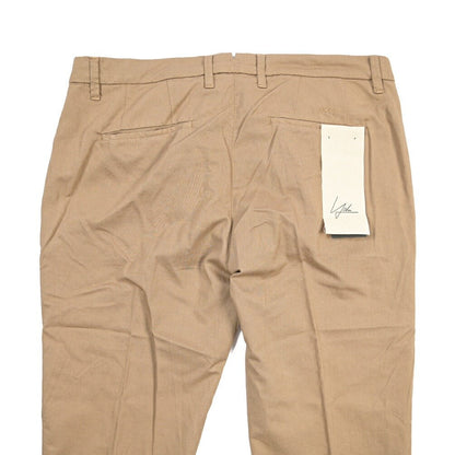 SUMMER SALE｜YCHAI リネン混コットン ノータックパンツ / SKINNY FIT ベージュ（NOCCIOLA） 33 | GUARDAROBA MILANO OFFICIAL STORE