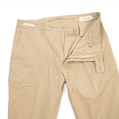 SUMMER SALE｜YCHAI “ストレッチコットン ノータックチノパンツ / SKINNY FIT ベージュ（BEIGE） 30 | GUARDAROBA MILANO OFFICIAL STORE