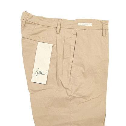 SUMMER SALE｜YCHAI “ストレッチコットン ノータックチノパンツ / SKINNY FIT ベージュ（BEIGE） 30 | GUARDAROBA MILANO OFFICIAL STORE