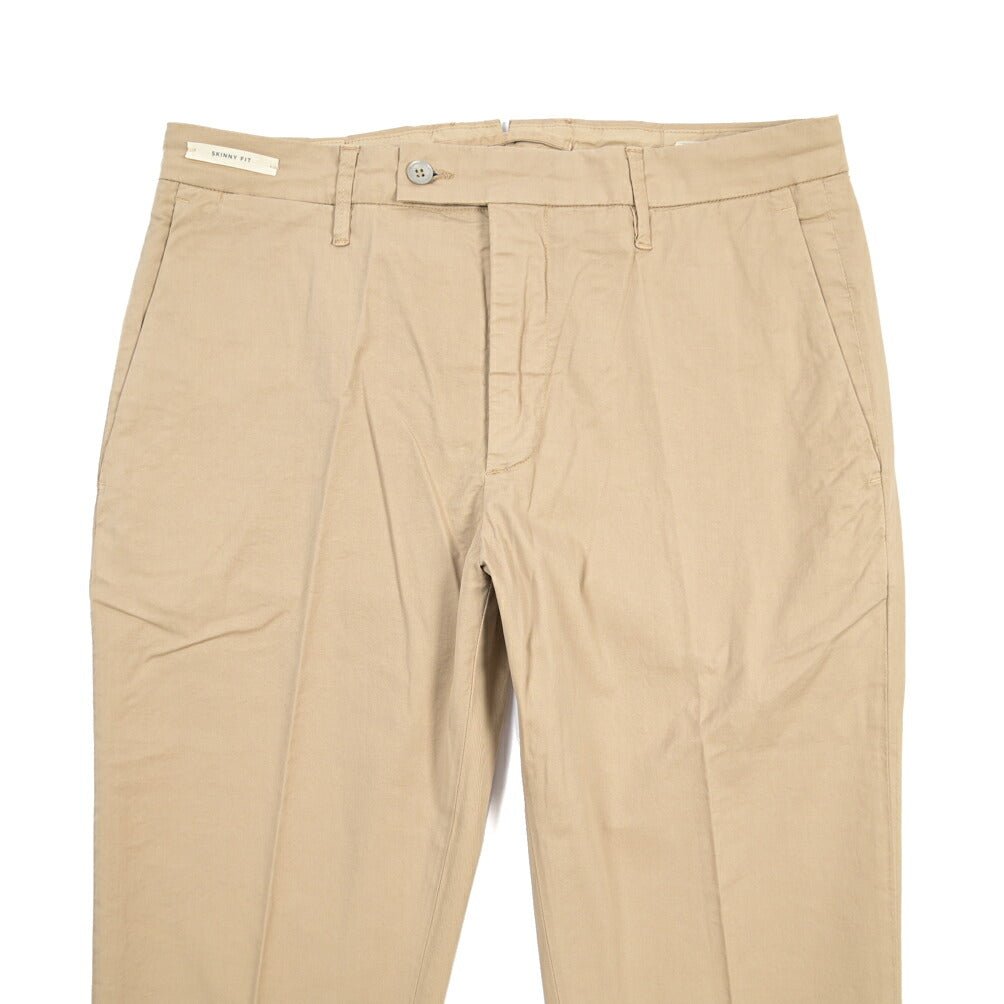 SUMMER SALE｜YCHAI “ストレッチコットン ノータックチノパンツ / SKINNY FIT ベージュ（BEIGE） 30 | GUARDAROBA MILANO OFFICIAL STORE