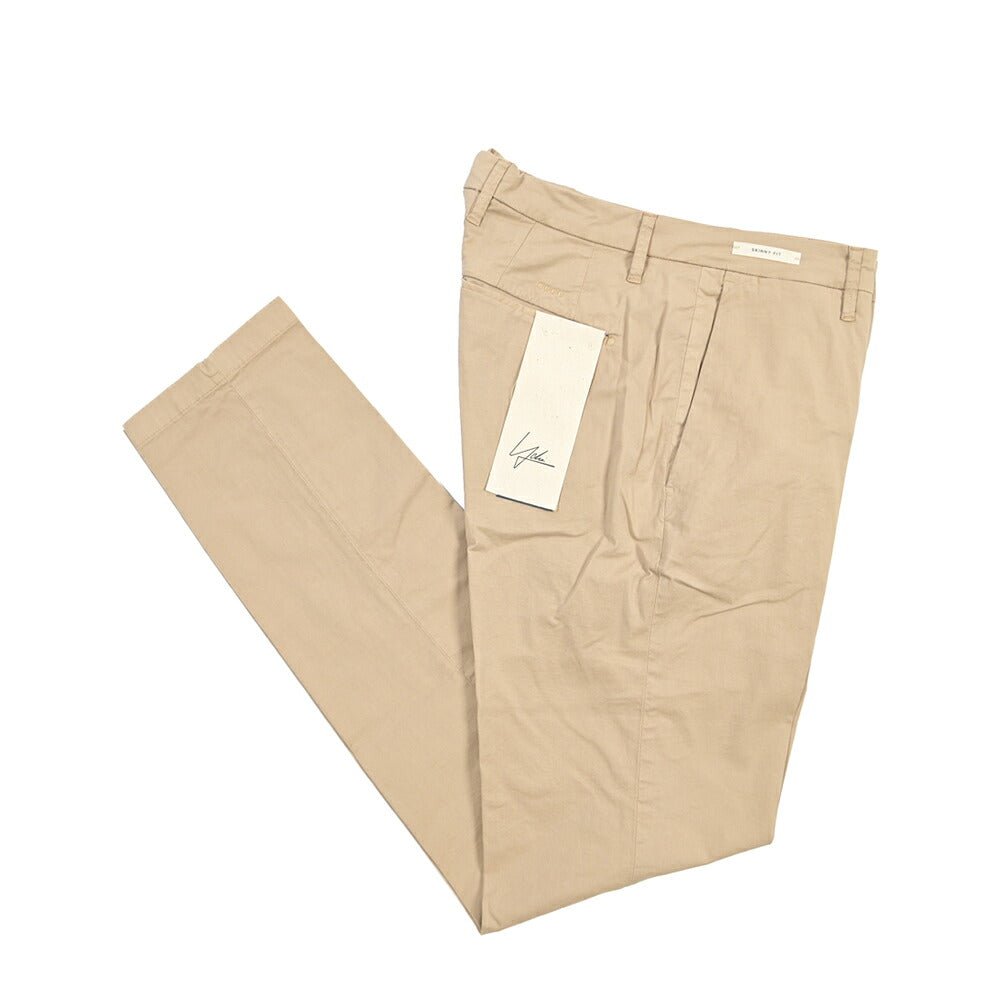 SUMMER SALE｜YCHAI “ストレッチコットン ノータックチノパンツ / SKINNY FIT ベージュ（BEIGE） 30 | GUARDAROBA MILANO OFFICIAL STORE