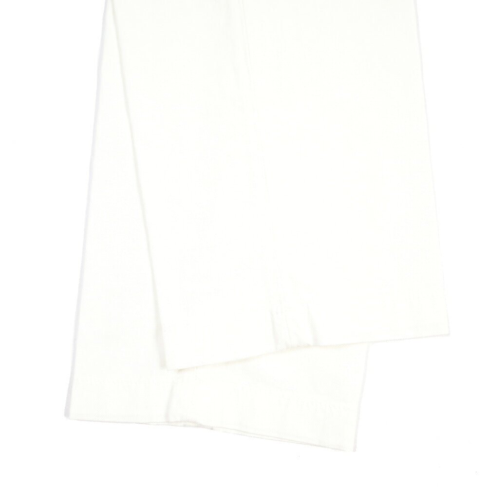 SUMMER SALE｜YCHAI リネン混コットン ノータックパンツ / SKINNY FIT ホワイト(BIANCO) 31 | GUARDAROBA MILANO OFFICIAL STORE
