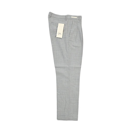 SUMMER SALE｜YCHAI ストレッチウール ツータックスラックス / TAPERED FIT グレー 31 | GUARDAROBA MILANO OFFICIAL STORE