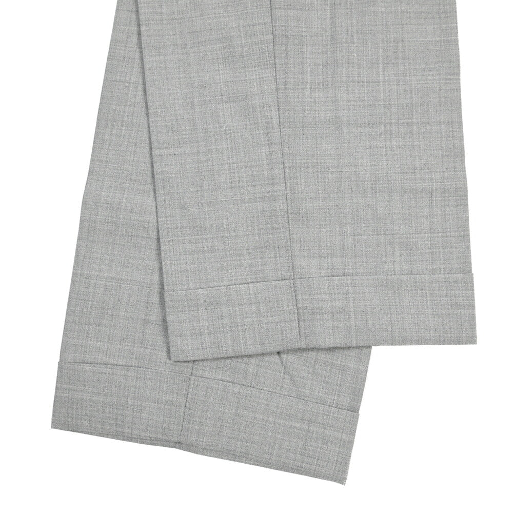 SUMMER SALE｜YCHAI ストレッチウール ツータックスラックス / TAPERED FIT グレー 31 | GUARDAROBA MILANO OFFICIAL STORE
