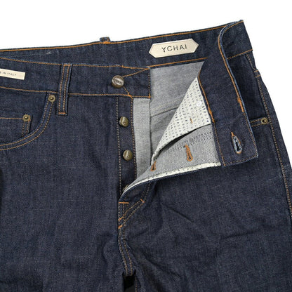 SUMMER SALE｜YCHAI ストレッチデニム ノータックショーツ / TAPERED FIT ネイビー(BLU) 31 | GUARDAROBA MILANO OFFICIAL STORE