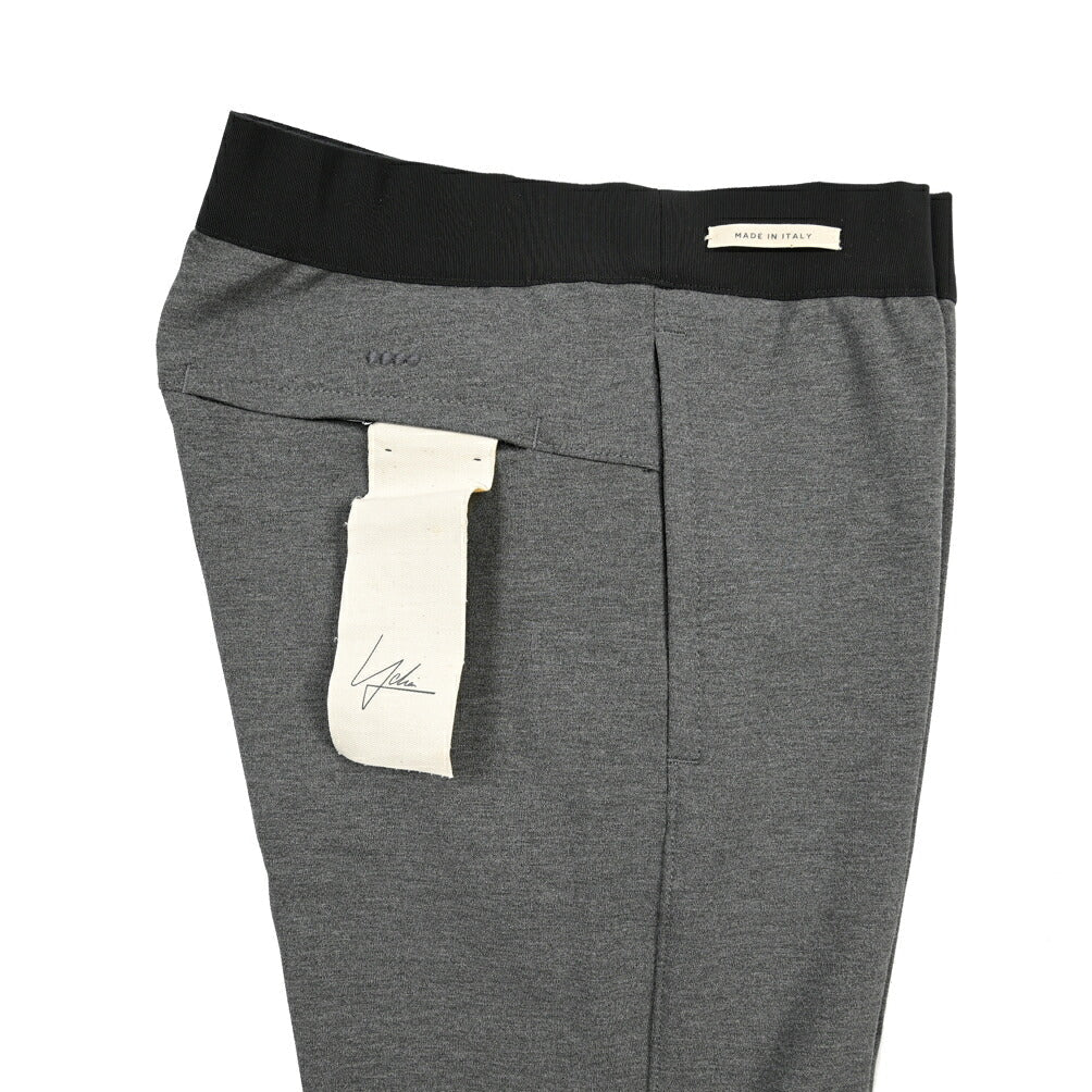 SUMMER SALE｜YCHAI “TORPEDO” レーヨン混 ノータックジョージーパンツ / SLIM FIT グレー(GRIGIO) 31 | GUARDAROBA MILANO OFFICIAL STORE
