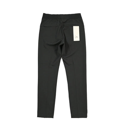 SUMMER SALE｜YCHAI “TORPEDO” レーヨン混 ノータックジョージーパンツ / SLIM FIT ブラック(NERO) 31 | GUARDAROBA MILANO OFFICIAL STORE