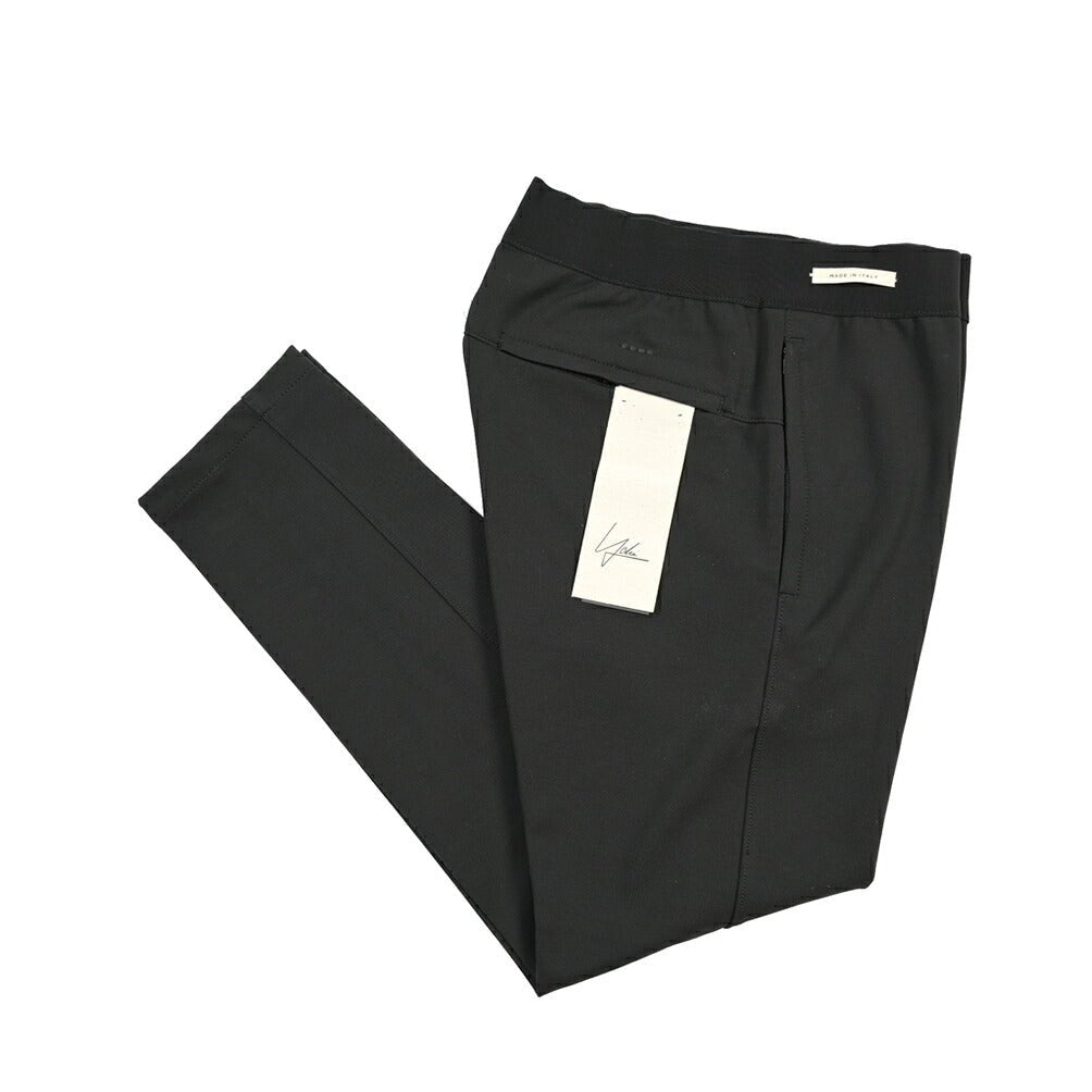 SUMMER SALE｜YCHAI “TORPEDO” レーヨン混 ノータックジョージーパンツ / SLIM FIT ブラック(NERO) 31 | GUARDAROBA MILANO OFFICIAL STORE
