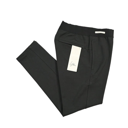 SUMMER SALE｜YCHAI “TORPEDO” レーヨン混 ノータックジョージーパンツ / SLIM FIT ブラック(NERO) 31 | GUARDAROBA MILANO OFFICIAL STORE