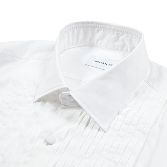 TAGLIATORE コットン100% ワイドカラードレスシャツ(フォーマル)｜416365｜GUARDAROBA MILANO OFFICIAL STORE