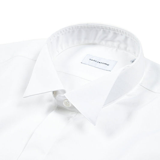 TAGLIATORE コットン100% ウィングカラードレスシャツ(フォーマル)｜416369｜GUARDAROBA MILANO OFFICIAL STORE