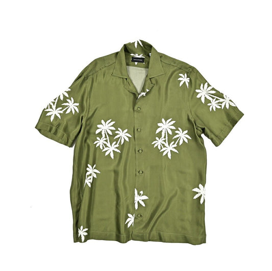 TAGLIATORE HAWAII コットン100% 半袖オープンカラーシャツ(開襟シャツ)｜416275｜GUARDAROBA MILANO OFFICIAL STORE