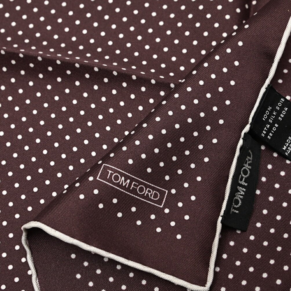 TOM FORD シルク100% ポケットチーフ｜428914｜GUARDAROBA MILANO OFFICIAL STORE