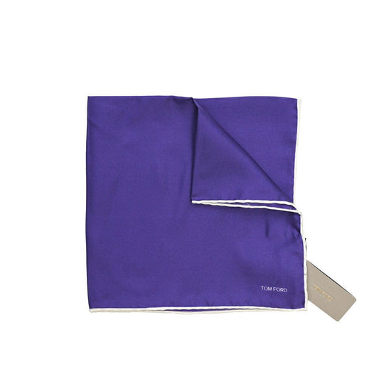 TOM FORD シルク100% ポケットチーフ パープル 39cm×39cm | GUARDAROBA MILANO OFFICIAL STORE