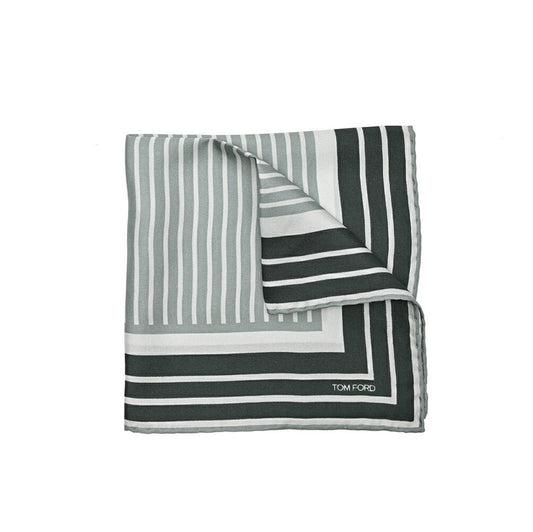 TOM FORD シルク100% 幾何柄ポケットチーフ｜428985｜GUARDAROBA MILANO OFFICIAL STORE