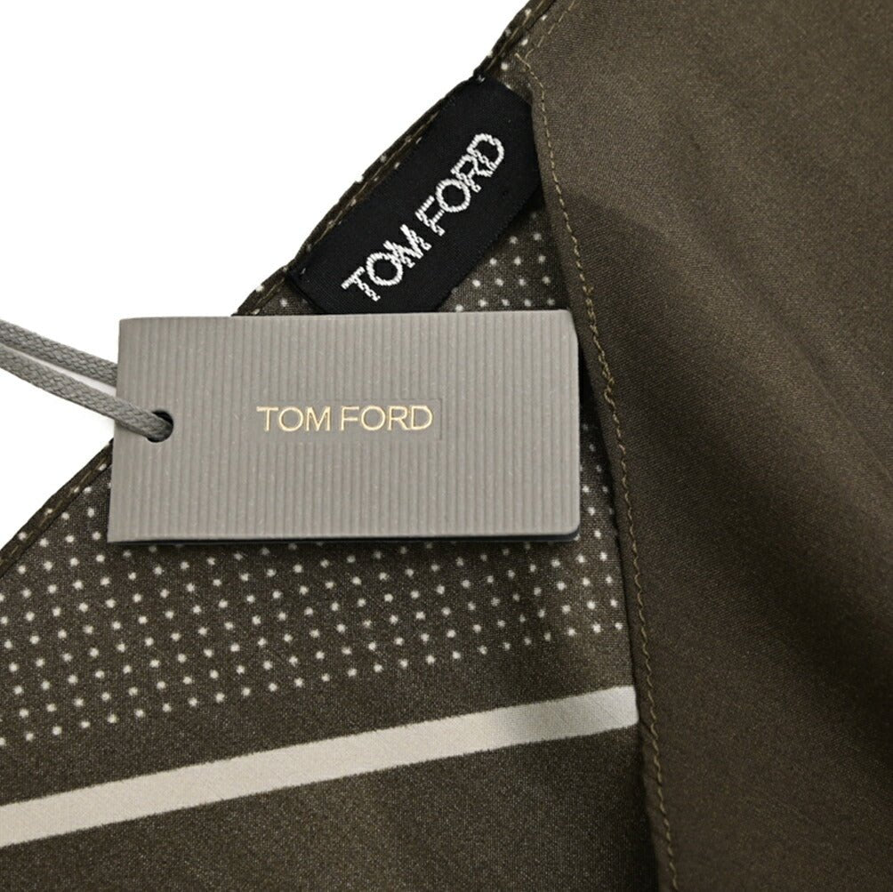 TOM FORD シルク100% ドット柄ポケットチーフ｜428989｜GUARDAROBA MILANO OFFICIAL STORE
