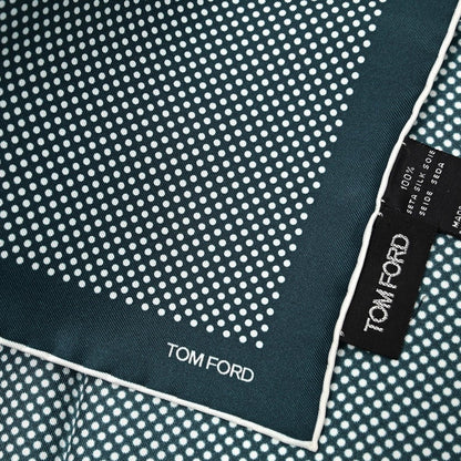 TOM FORD シルク100% ドット柄ポケットチーフ｜428991｜GUARDAROBA MILANO OFFICIAL STORE