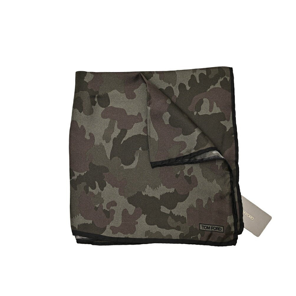 TOM FORD シルク100% 総柄ポケットチーフ｜428992｜GUARDAROBA MILANO OFFICIAL STORE
