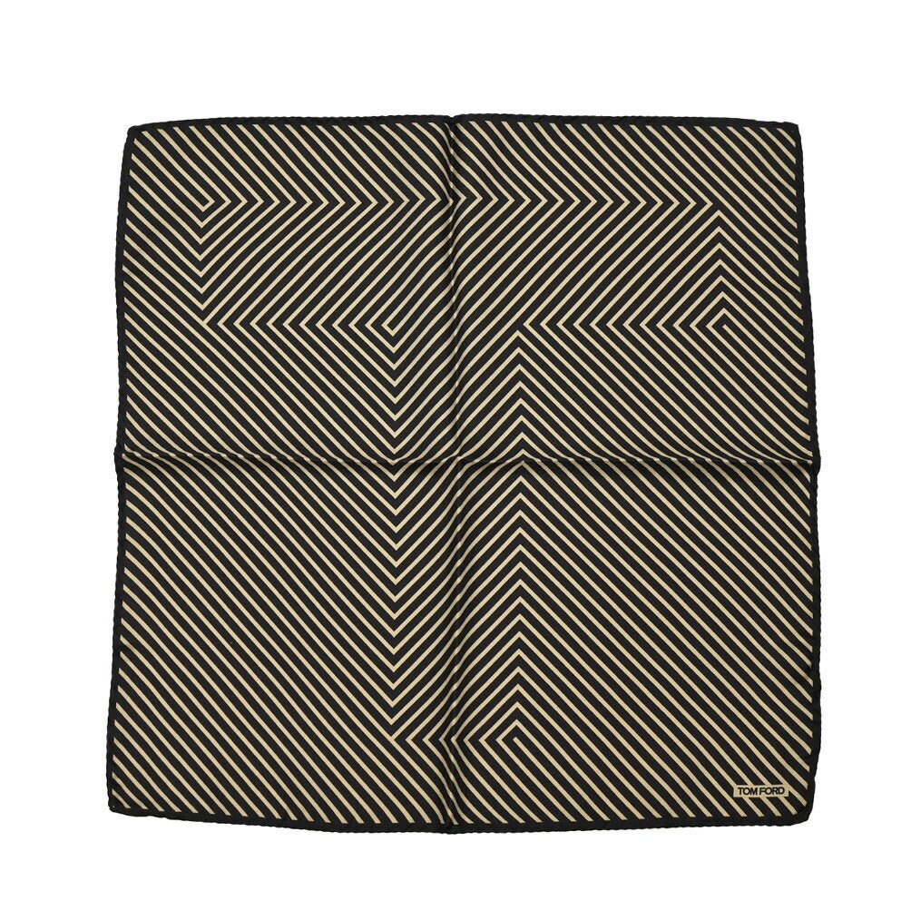 TOM FORD シルク100% 幾何柄ポケットチーフ｜428993｜GUARDAROBA MILANO OFFICIAL STORE