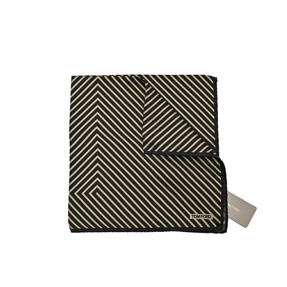 TOM FORD シルク100% 幾何柄ポケットチーフ｜428993｜GUARDAROBA MILANO OFFICIAL STORE