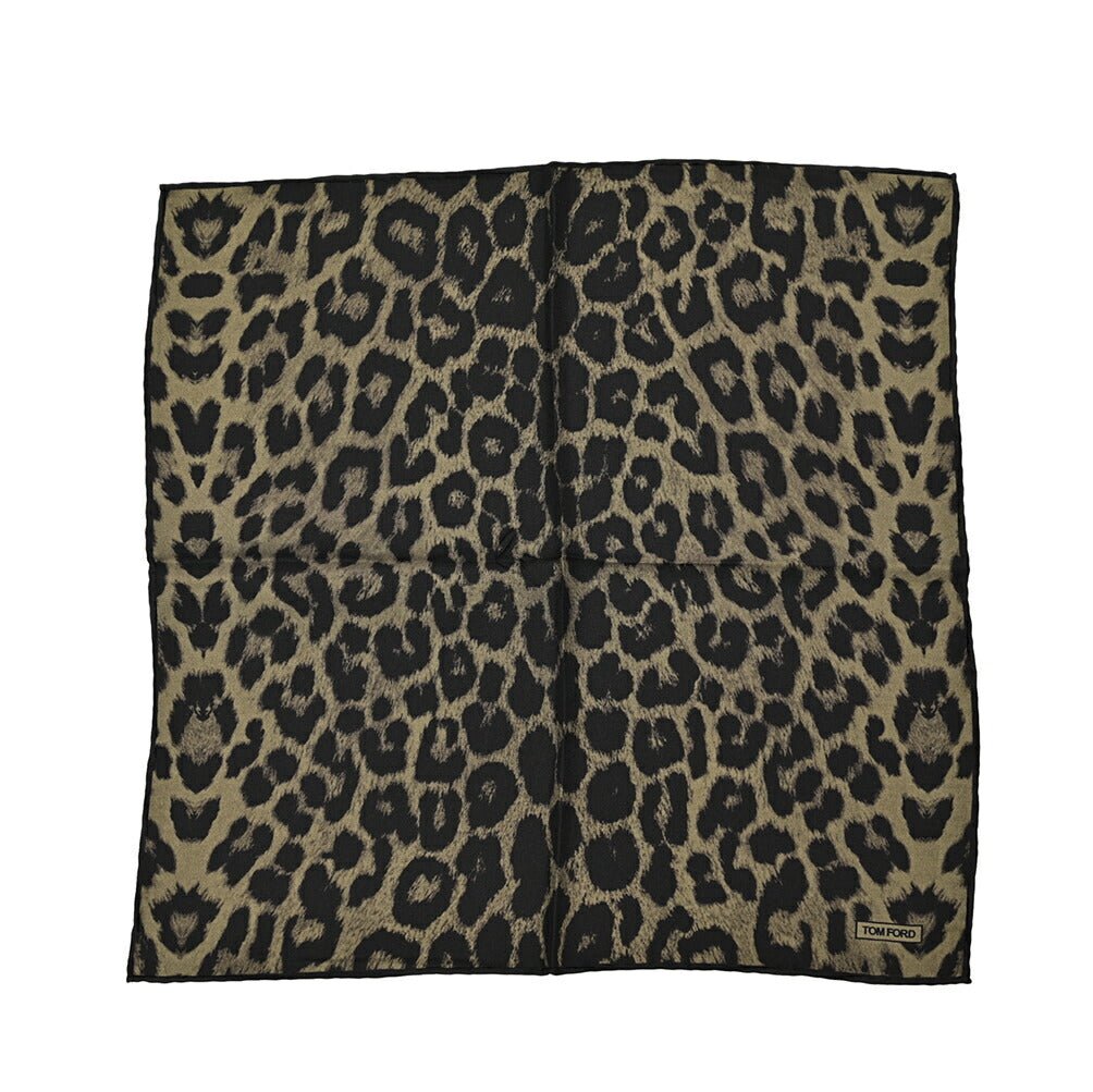 TOM FORD シルク100% 総柄ポケットチーフ｜428995｜GUARDAROBA MILANO OFFICIAL STORE
