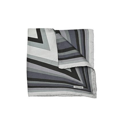 TOM FORD シルク100% 幾何柄ポケットチーフ｜428997｜GUARDAROBA MILANO OFFICIAL STORE