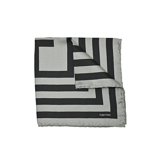 TOM FORD シルク100% 幾何柄ポケットチーフ｜428998｜GUARDAROBA MILANO OFFICIAL STORE