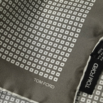 TOM FORD シルク100% 総柄ポケットチーフ｜428999｜GUARDAROBA MILANO OFFICIAL STORE