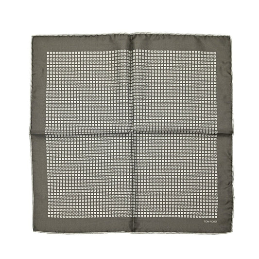 TOM FORD シルク100% 総柄ポケットチーフ｜428999｜GUARDAROBA MILANO OFFICIAL STORE