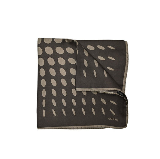 TOM FORD シルク100% 幾何柄ポケットチーフ｜429000｜GUARDAROBA MILANO OFFICIAL STORE