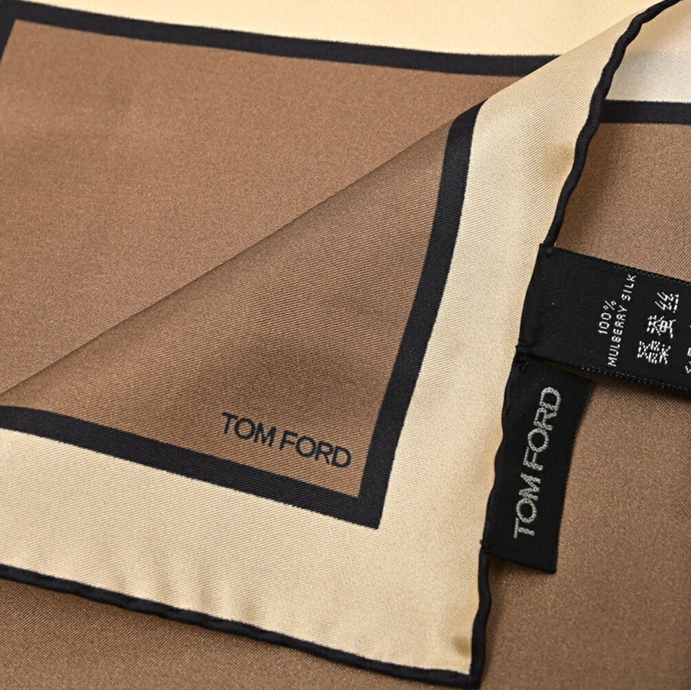 TOM FORD シルク100% ポケットチーフ｜429004｜GUARDAROBA MILANO OFFICIAL STORE