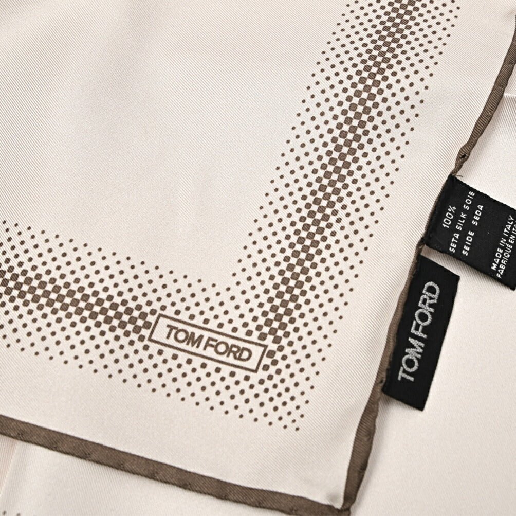 TOM FORD シルク100% ポケットチーフ｜429028｜GUARDAROBA MILANO OFFICIAL STORE