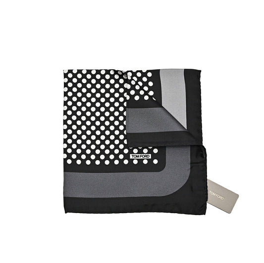TOM FORD シルク100% ドット柄ポケットチーフ｜429042｜GUARDAROBA MILANO OFFICIAL STORE