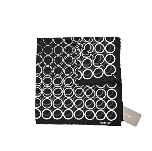 TOM FORD シルク100% 幾何柄ポケットチーフ｜429043｜GUARDAROBA MILANO OFFICIAL STORE