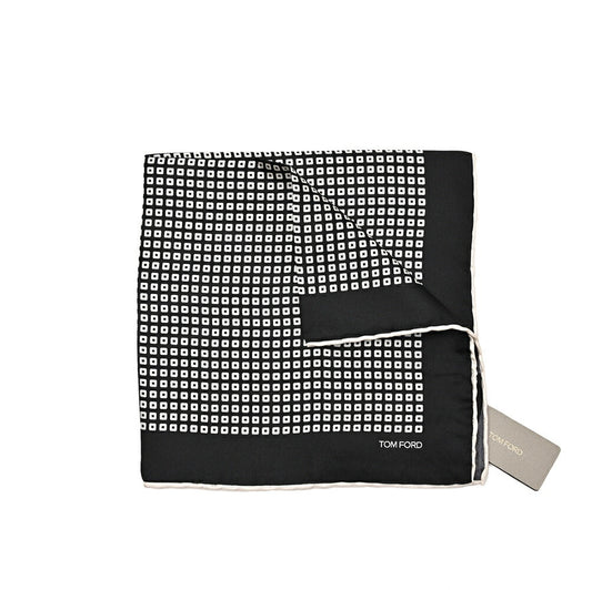 TOM FORD シルク100% 総柄ポケットチーフ｜429045｜GUARDAROBA MILANO OFFICIAL STORE