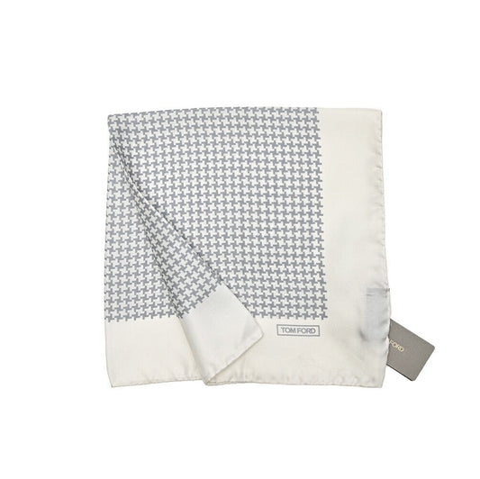 TOM FORD シルク100% 総柄ポケットチーフ｜429047｜GUARDAROBA MILANO OFFICIAL STORE