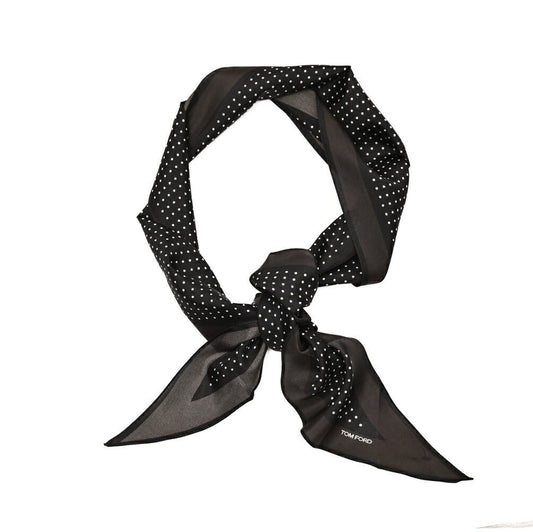 TOM FORD シルク100% ドット柄ネッカチーフ｜429055｜GUARDAROBA MILANO OFFICIAL STORE