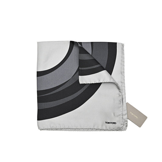 TOM FORD シルク100% 幾何柄ポケットチーフ｜429057｜GUARDAROBA MILANO OFFICIAL STORE