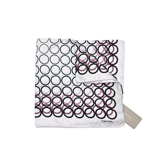 TOM FORD シルク100% 幾何柄ポケットチーフ｜429070｜GUARDAROBA MILANO OFFICIAL STORE