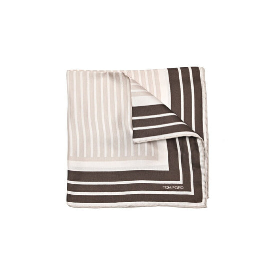 TOM FORD シルク100% 総柄ポケットチーフ｜429079｜GUARDAROBA MILANO OFFICIAL STORE