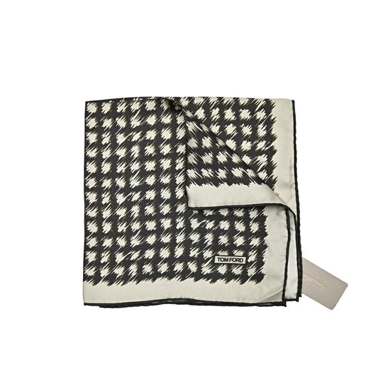 TOM FORD シルク100% 総柄ポケットチーフ｜429081｜GUARDAROBA MILANO OFFICIAL STORE